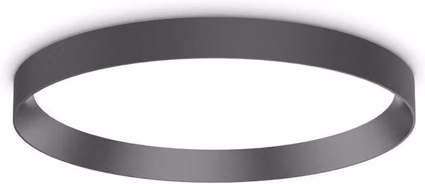 Netlighting Fly 45cm LED Flush Ceiling Light Black 2700K IP40 – 3