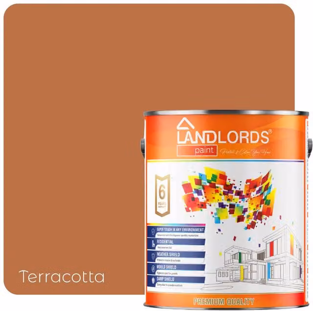 Landlords Terracotta Kitchen and Bathroom Paint, 5 l – 1