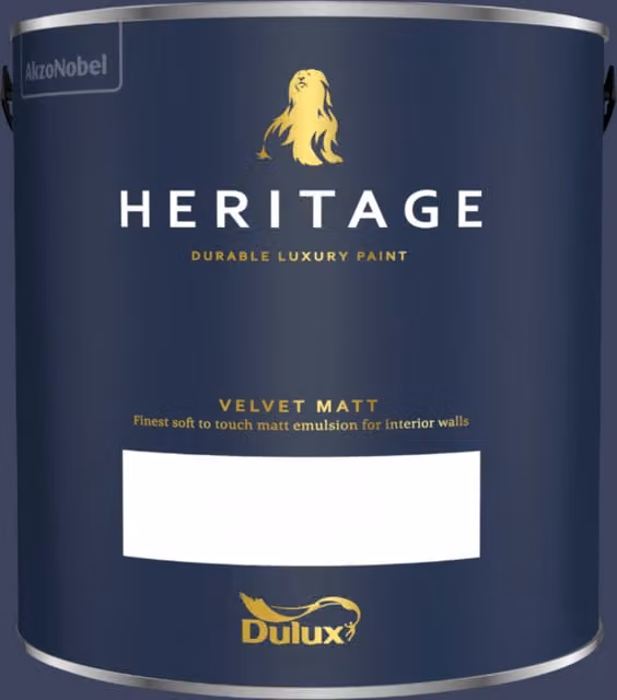 Dulux Trade Heritage Matt Paint in Oxford Blue, 2.5 l