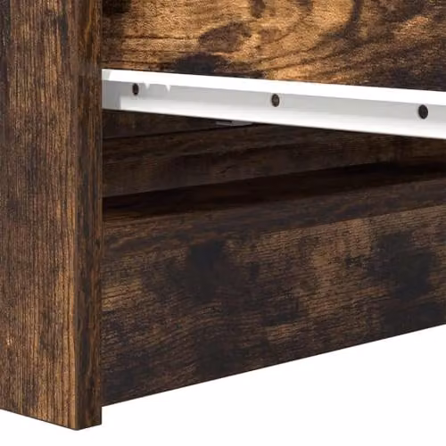 vidaXL Sideboard in Smoked Oak, Brown Engineered Wood, W/D/H: 80 x 35 x 76 cm – 4