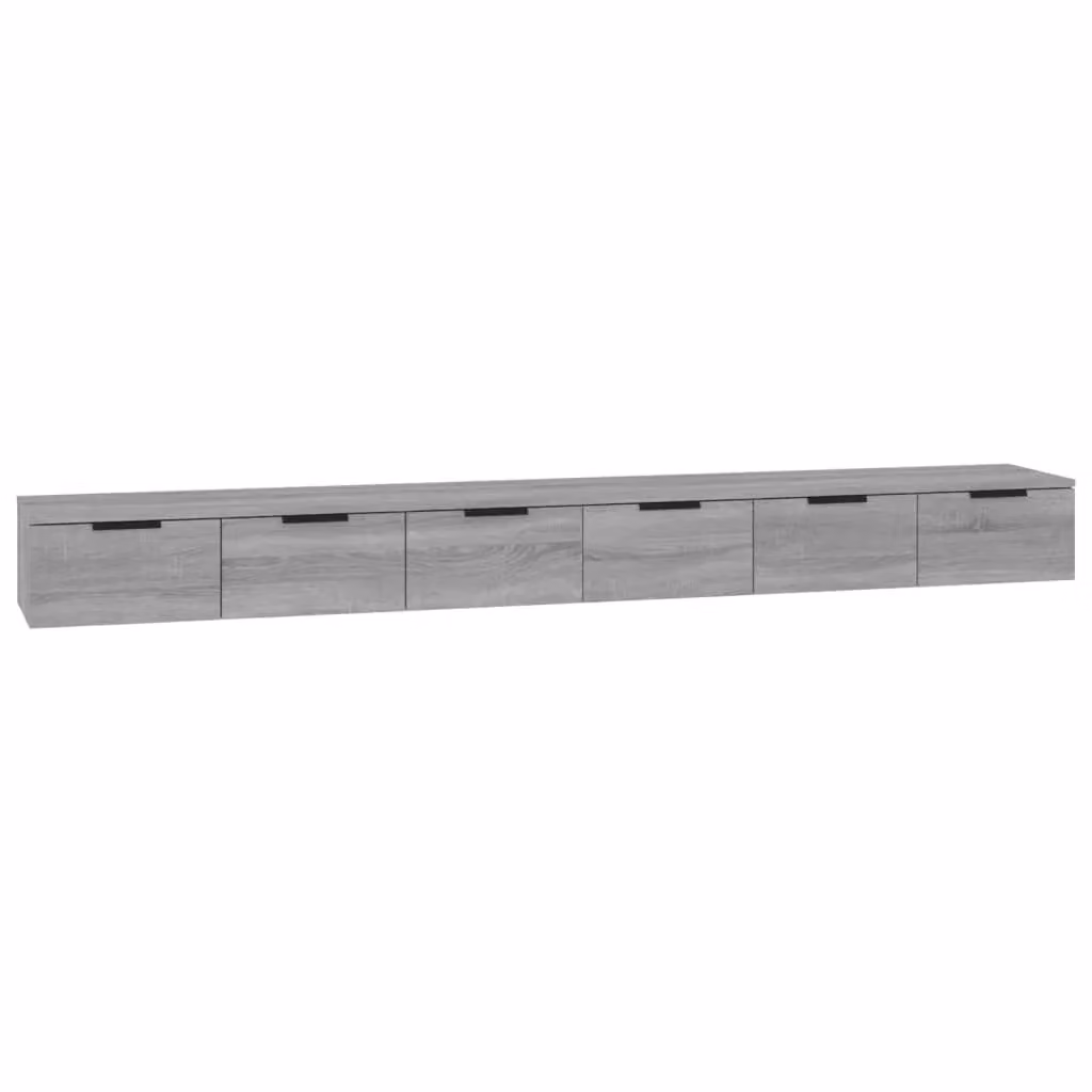 Berkfield Home Grey Sonoma Wall Cabinets, 2 Piece Set, W/D/H: 102 x 30 x 20 cm – 2