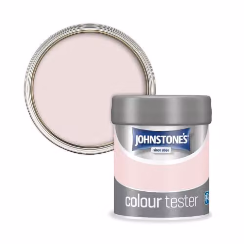 Johnstone's Rosebud Colour Sample Tester Pot, Pink, 75ml