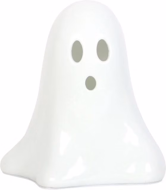 Something Different Hey Boo Ghost Ceramic LED Night Light in White