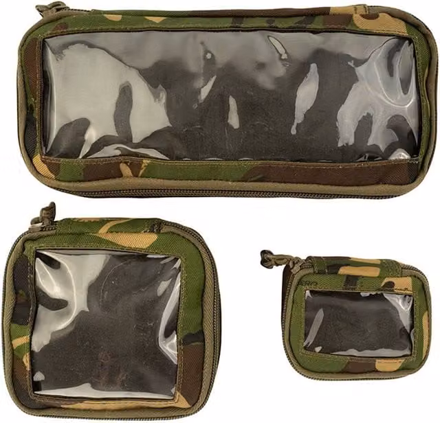 Speero Camo Clear Window Pouch Set in Dark Green – 1