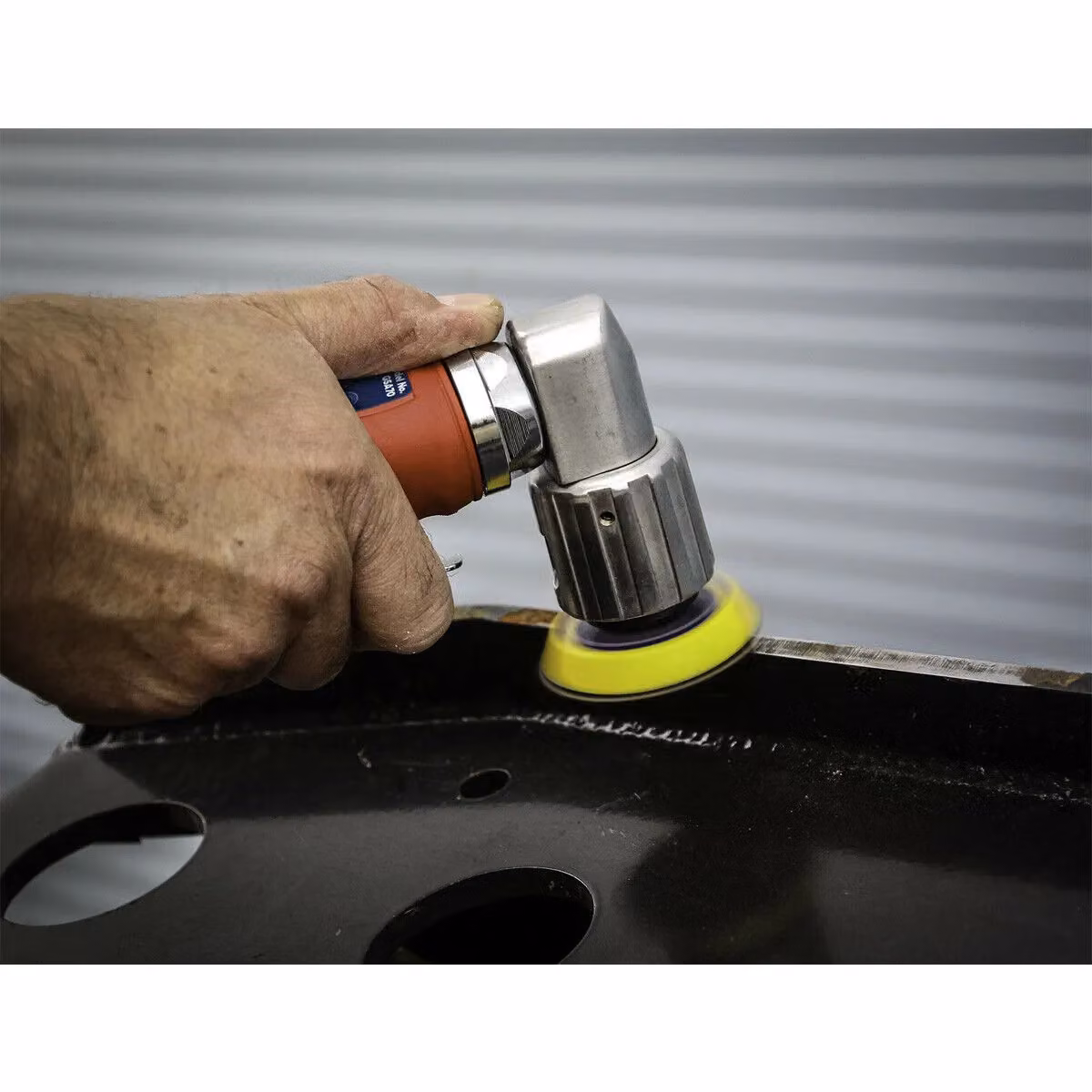 Loops 50mm AIR Orbital Disc Sander with 1/4 inch BSP Variable Speed Hook and Loop Backing Pad in Multicolour – 2