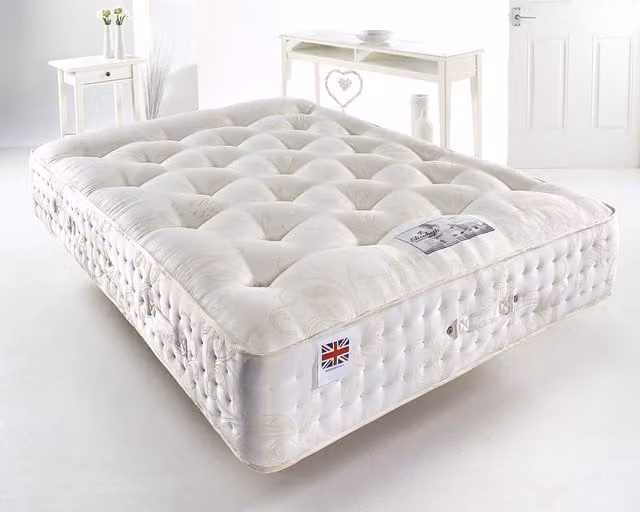 Aspire Cashmere Ortho 1000 Pocket Mattress in White, W/D/H: 140 x 200 cm