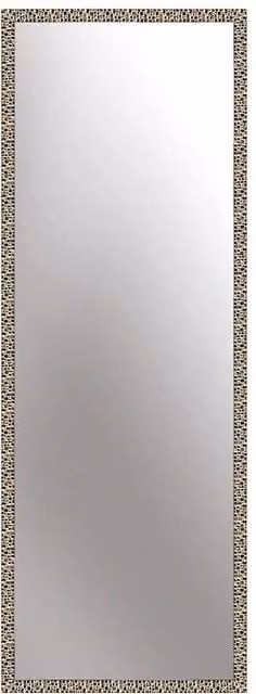 Nielsen Design Florentina Rectangular Wall Mirror with Gold Geometric Mosaic Design, W: 50 cm, H: 150 cm