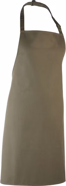 Premier Colours Poly Cotton Professional Bib Apron in Grey – 1