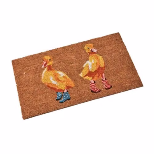 Briers Ducks in Wellies Coir and PVC Rectangular Doormat, Multicolour, W: 75 cm, D: 45 cm – 2