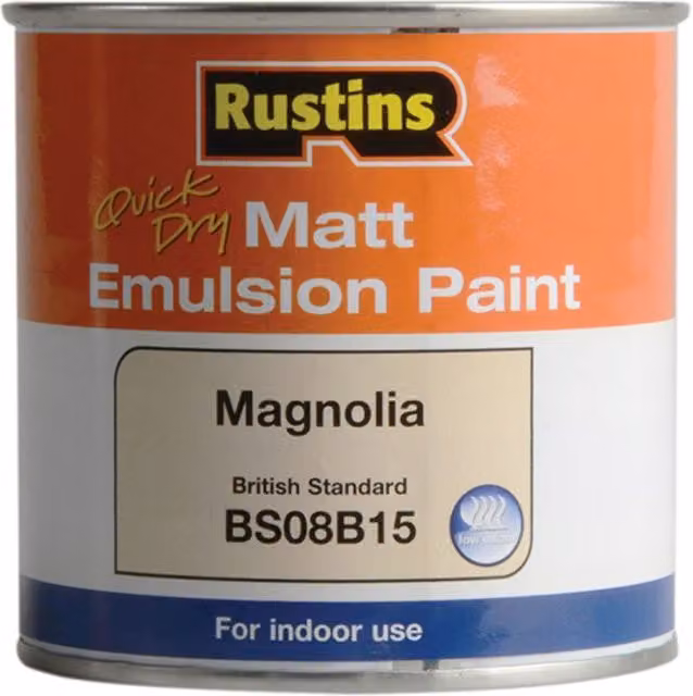 Rustins Matt Water Based Dispersion Emulsion Paint, Beige, 250ml – 4