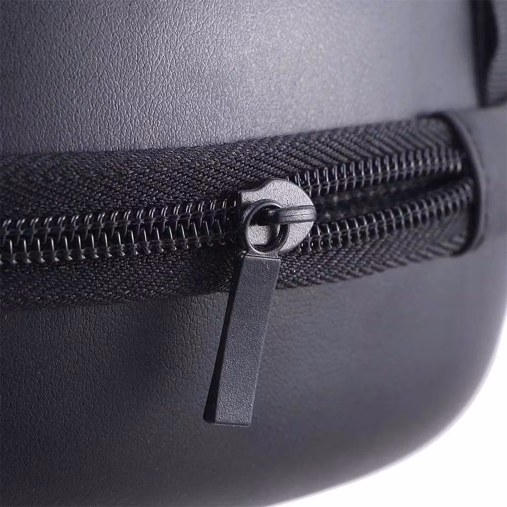 FLAVORA Hard Shell Headphone Storage Carry Case in Black, W: 50.0 cm, D: 50.0 cm – 3