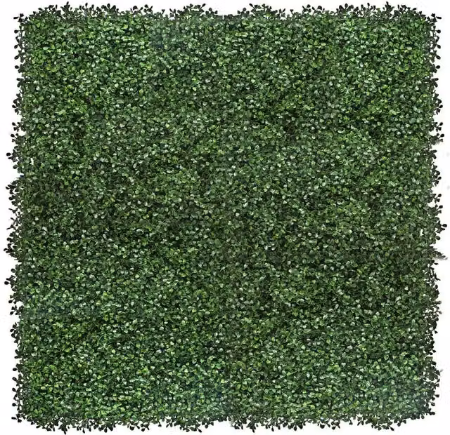 True Products Artificial Green Boxwood Wall Panel, 1 x 1 m