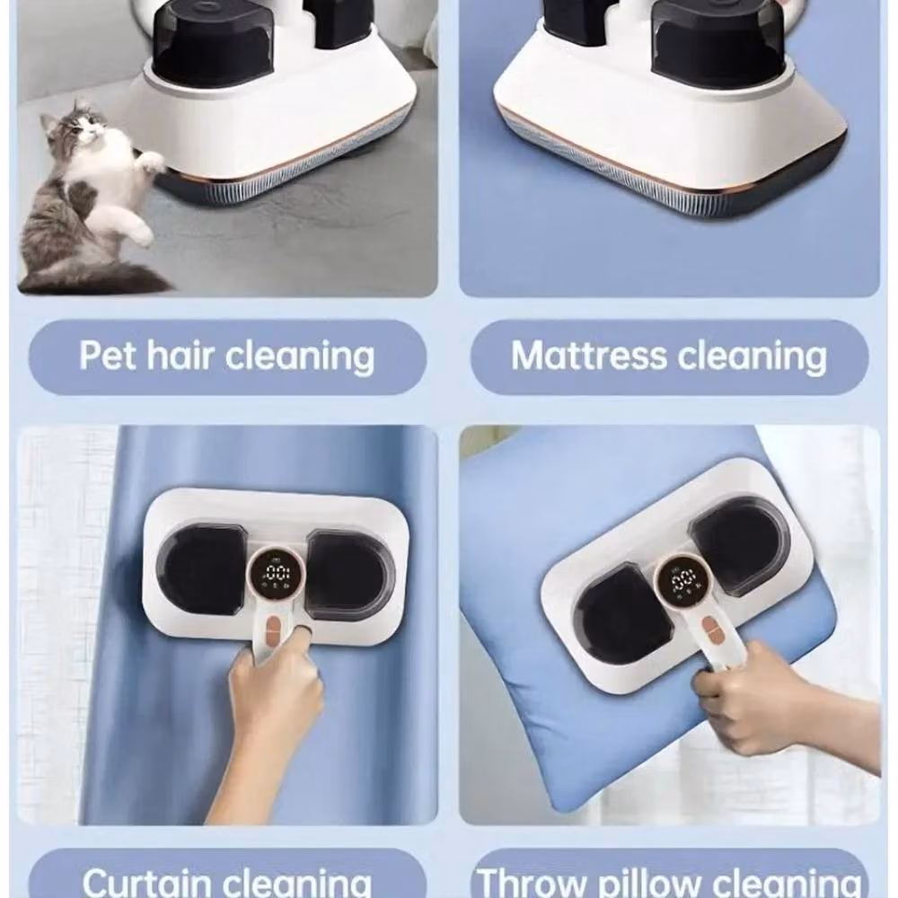 NESTLUNE Mattress Vacuum with UV Light and Tapping Vibration, White – 6