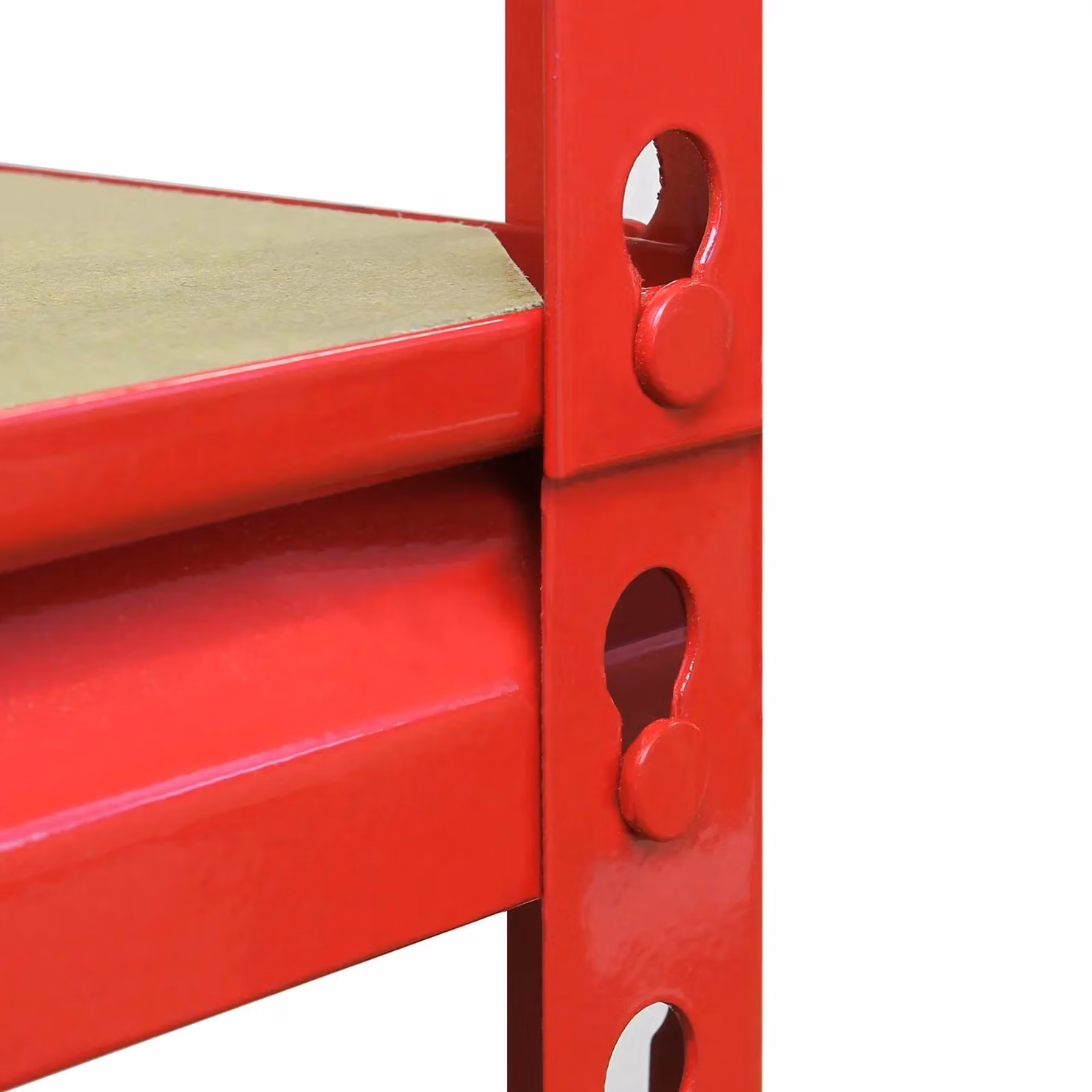Monstershop Z-Rax Corner Storage Shelf Unit, Red, W/D/H: 90 x 45 x 185 cm – 5