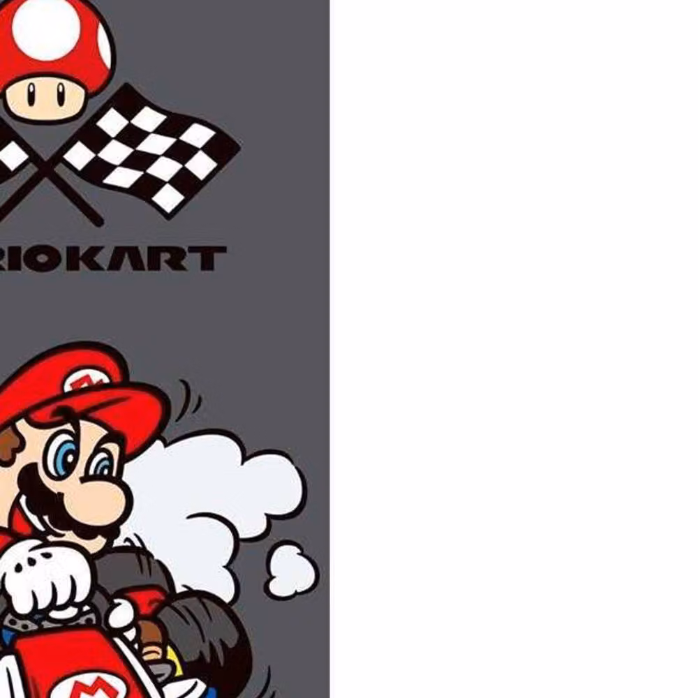 Super Mario Multicolour Graphic Beach Towel in Fluffy Cotton Terry Velour – 2
