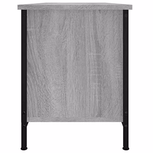 vidaXL TV Cabinet with Doors in Grey Sonoma, W/D/H: 102 x 35 x 45 cm – 3