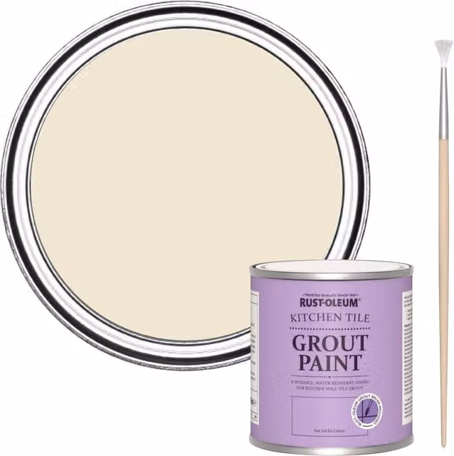 Rust-Oleum Kitchen Grout Paint in Quarry Lime, Beige, 250 ml