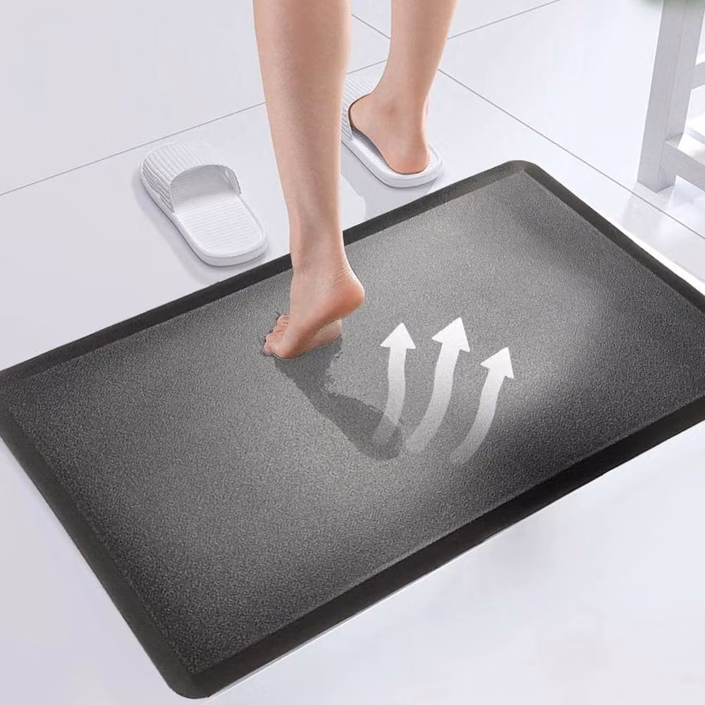 NESTLUNE Black Anti Fatigue Kitchen Mat, Non Slip Standing Floor Mat, W/D: 100 x 110 cm – 5