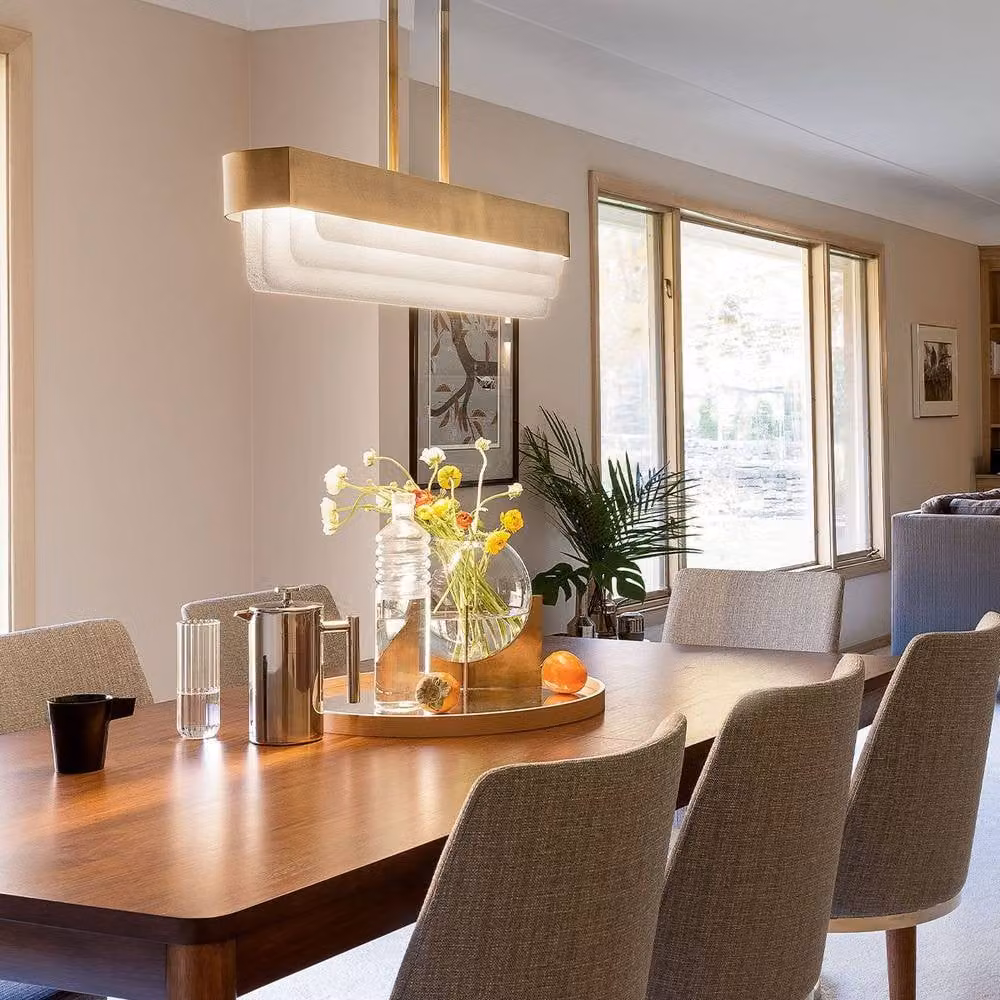 Kichler Serene LED Suspended Pendant Light in Gold and Brass with Warm White 3000K Glow – 3
