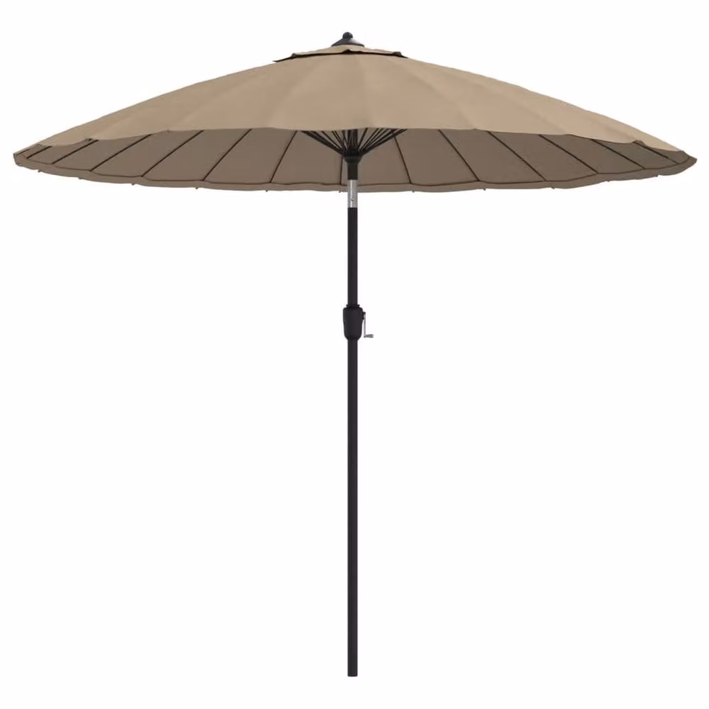 Berkfield Home Outdoor Parasol with Aluminium Pole, Beige, 270 cm – 2