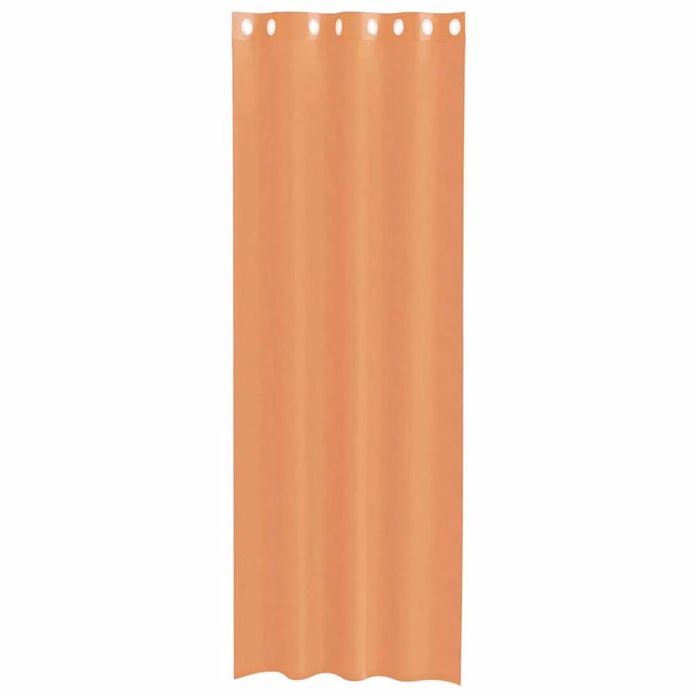 Berkfield Home Terracotta Voile Eyelet Curtains, 2 Pack – 2