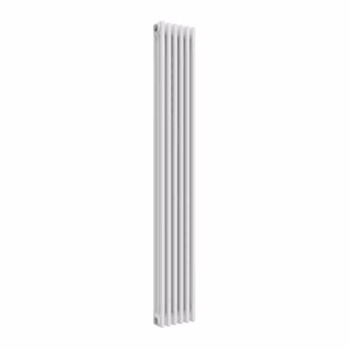 Reina Colona 3 Column Steel Wall Hung Radiator, White, W/D/H: 29 x 29 x 29 cm