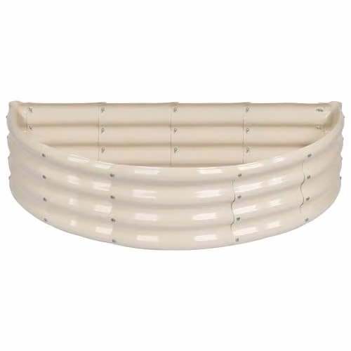 Harbour Housewares Raised Garden Bed in White or Anthracite, Galvanised Steel Metal Planter, W: 120 cm, D: 60 cm, H: 30 cm – 1