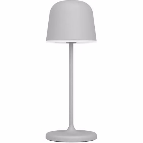 Loops Modern Dimmable LED Table Lamp in Grey or White with Warm White Bulb Included – 1