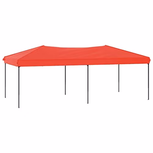vidaXL Folding Party Tent in Red, W: 300 cm, D: 600 cm, H: 245 cm – 1