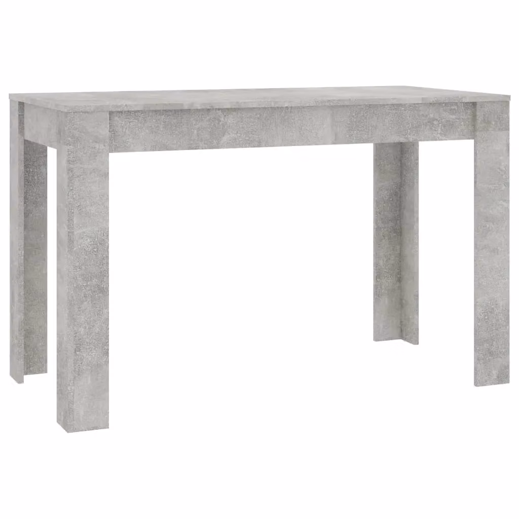 Berkfield Home Modern Rectangular Dining Table in Grey Matt Composite Wood, W/D/H: 120 x 60 x 76 cm – 2