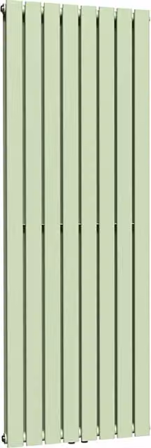 Lux Heat Flat Coloured Vertical Radiator in Green, H 160 cm x W 56 cm