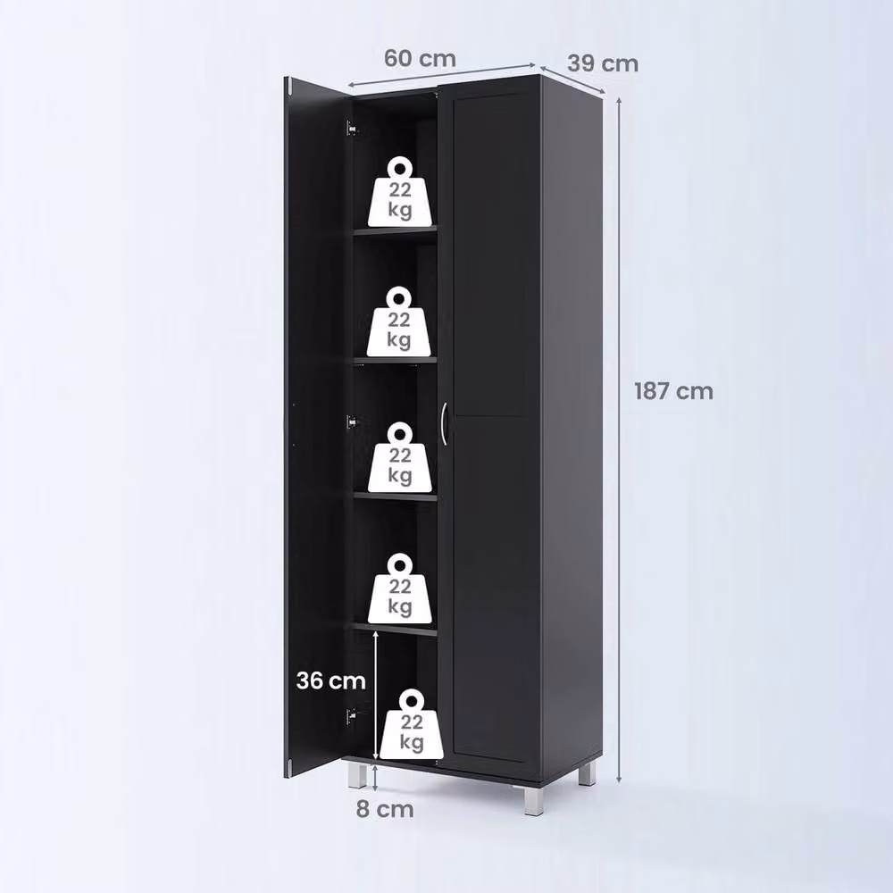 SPETLEK Modern Utility Storage Organizer in Matt Black – 2