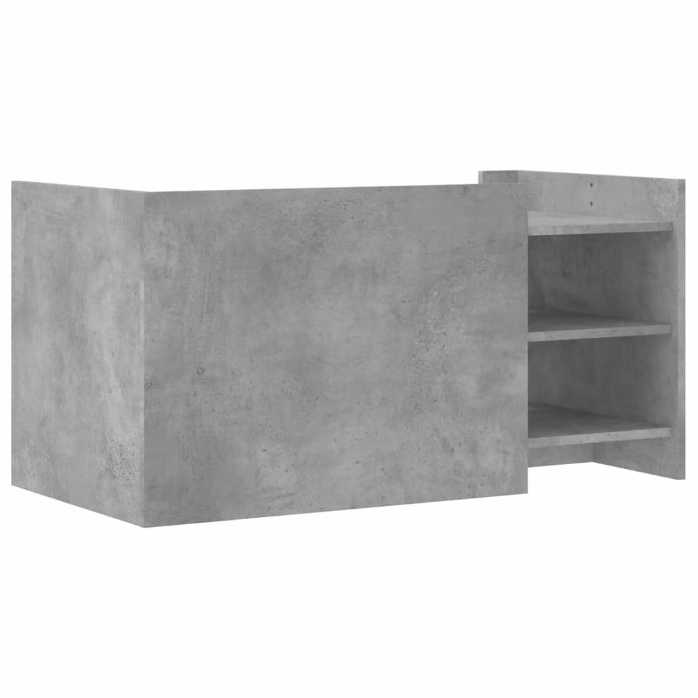 Berkfield Home Concrete Grey Coffee Table, W/D/H: 100 x 50 x 50 cm – 3