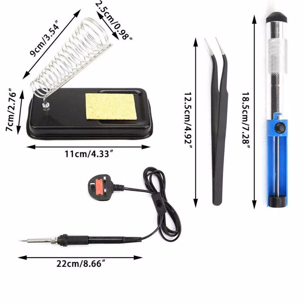 VOGREX 60W Soldering Iron Kit with Multimeter in Black – 2