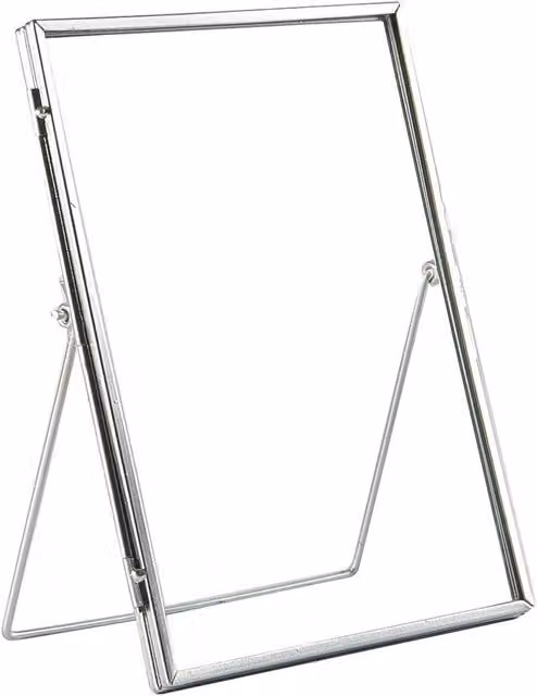 Nicola Spring Silver Rectangular Metal Tabletop Photo Frame