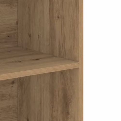 vidaXL Modern Hanging Wall Cabinet in Artisan Oak, Brown, W: 69.5 cm, D: 32.5 cm, H: 90 cm – 4