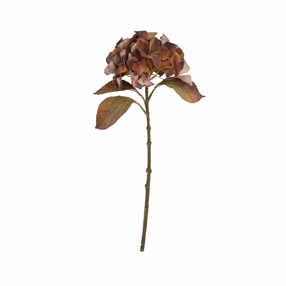 Hill Interiors Brown Potted Hydrangea Artificial Plant – 2
