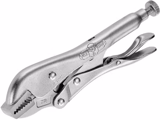 Irwin Vise-Grip Straight Jaw Locking Pliers in Silver and Multicolour