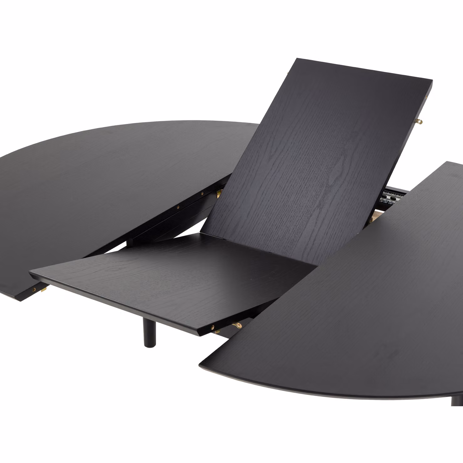 Furniture To Go Montreux Round Extending Dining Table and 6 Cassandra Dining Chairs in Black – 2
