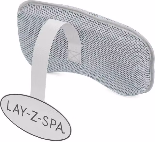 Bestway Lay-Z-Spa Pack of 2 Soft Contoured Neck Pillows in Grey and Multicolour – 2