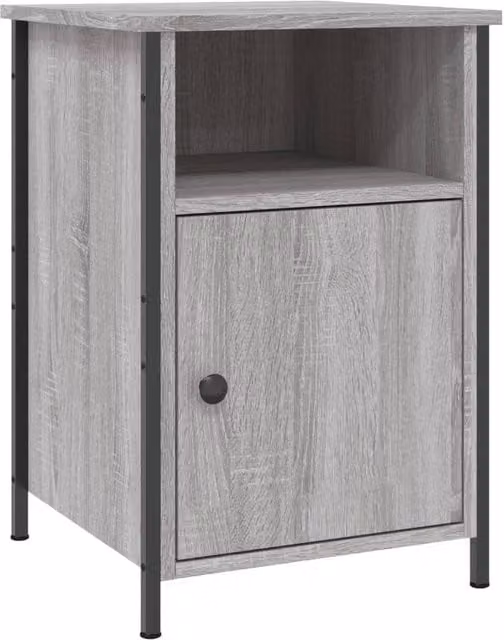Berkfield Home Grey Sonoma Bedside Cabinet W/D/H: 40 x 42 x 60 cm – 1
