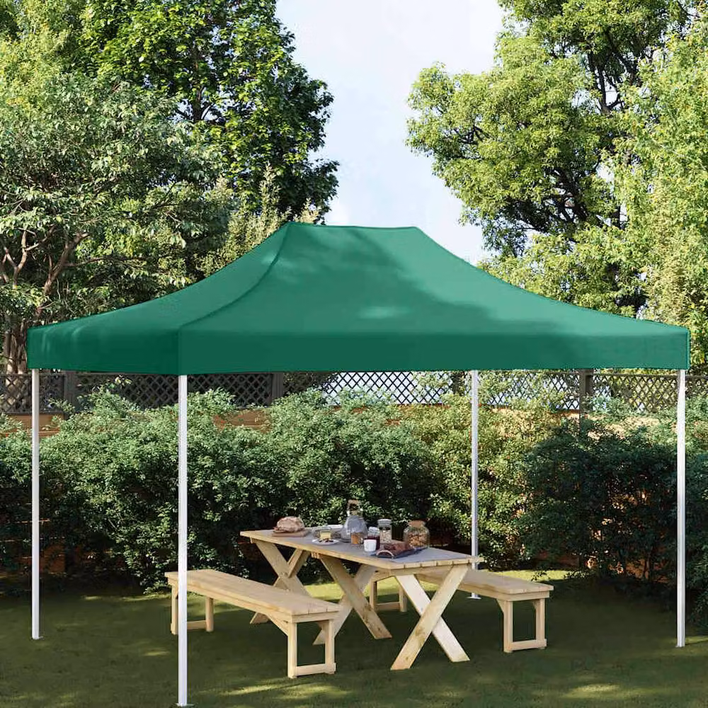 Berkfield Home Party Tent Roof, Green, 4.5 x 3 m, PVC-Coated Polyester – 2