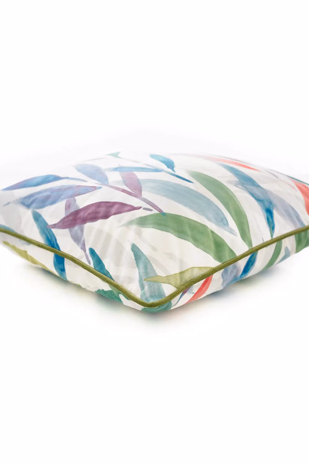Deyongs 1846 Bamboo Leaves Floral Square Cushion, Multicolour, W/D/H: 50 x 50 x 50 cm – 2