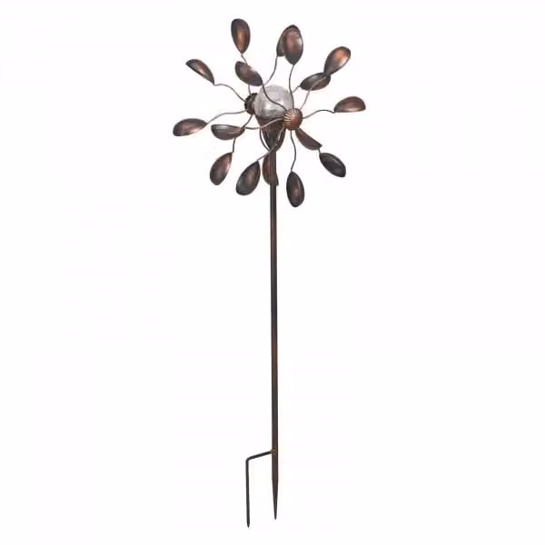 Marco Paul Gemini Solar Wind Spinner in Bronze, Height: 130 cm – 1