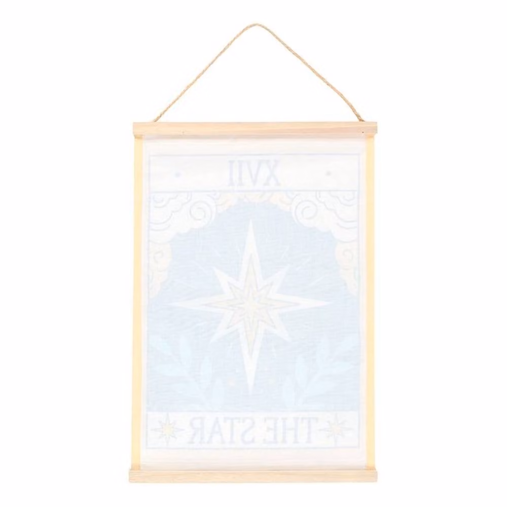 Uniqueful The Star Vintage Tarot Abstract Textile Wall Hanging in Multicolour – 2