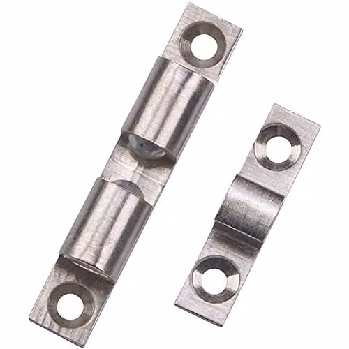 Loops Double Ball Roller Cupboard Catch in Chrome, 50 x 9mm with 40mm Fixing Centres