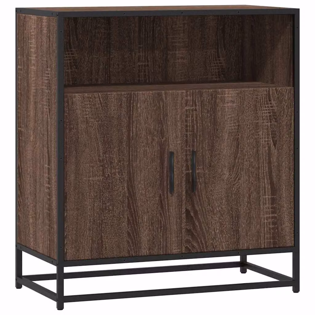 Berkfield Home Industrial Sideboard in Brown Oak, W/D/H: 68 x 35 x 76 cm – 2