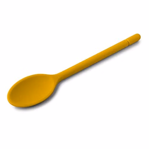 Zeal Non-Stick Silicone Cooking Spoon in Yellow, 30 cm
