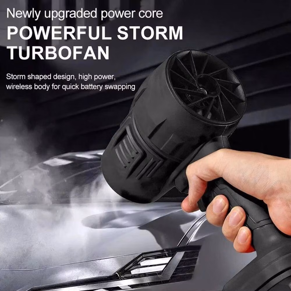 FLAVORA Electric Turbo Jet Cleaning Fan in Black – 5