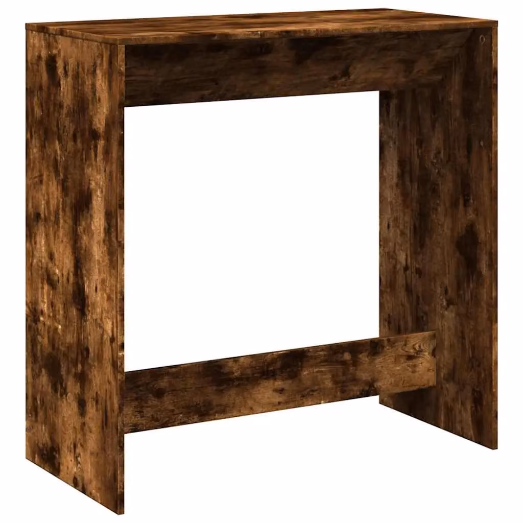 Berkfield Home Bar Table in Smoked Oak Brown, W/D/H: 102 x 50 x 103.5 cm – 2
